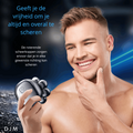 DJM®'s Maverick Scheerapparaat - Multifunctioneel - Waterbestendig - Inclusief Trimmerset – Skull Shaver