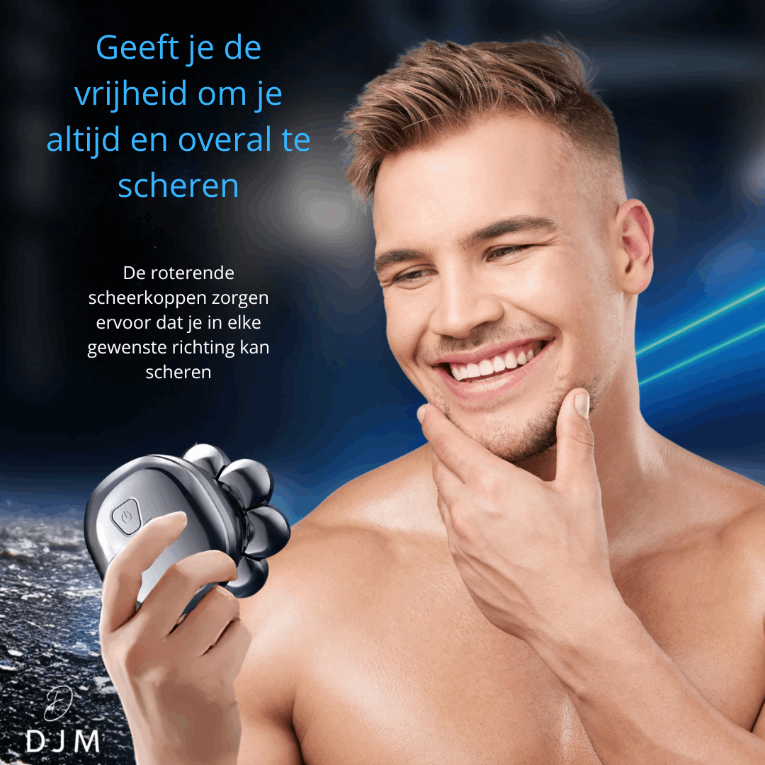 DJM®'s Maverick Scheerapparaat - Multifunctioneel - Waterbestendig - Inclusief Trimmerset – Skull Shaver