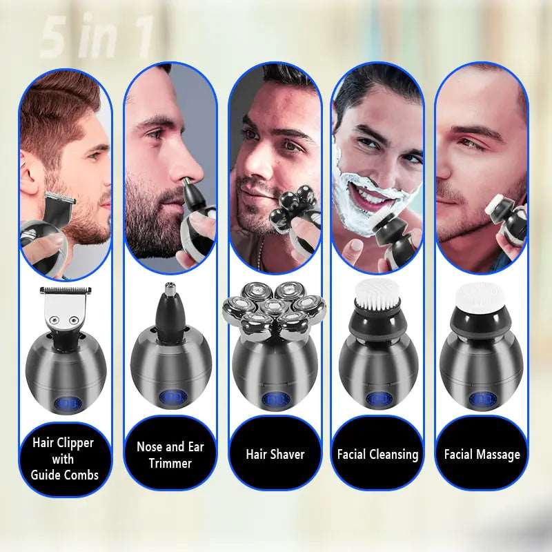 Men's Skullshaver 5 in 1 Grooming machine - Shopium Electronics