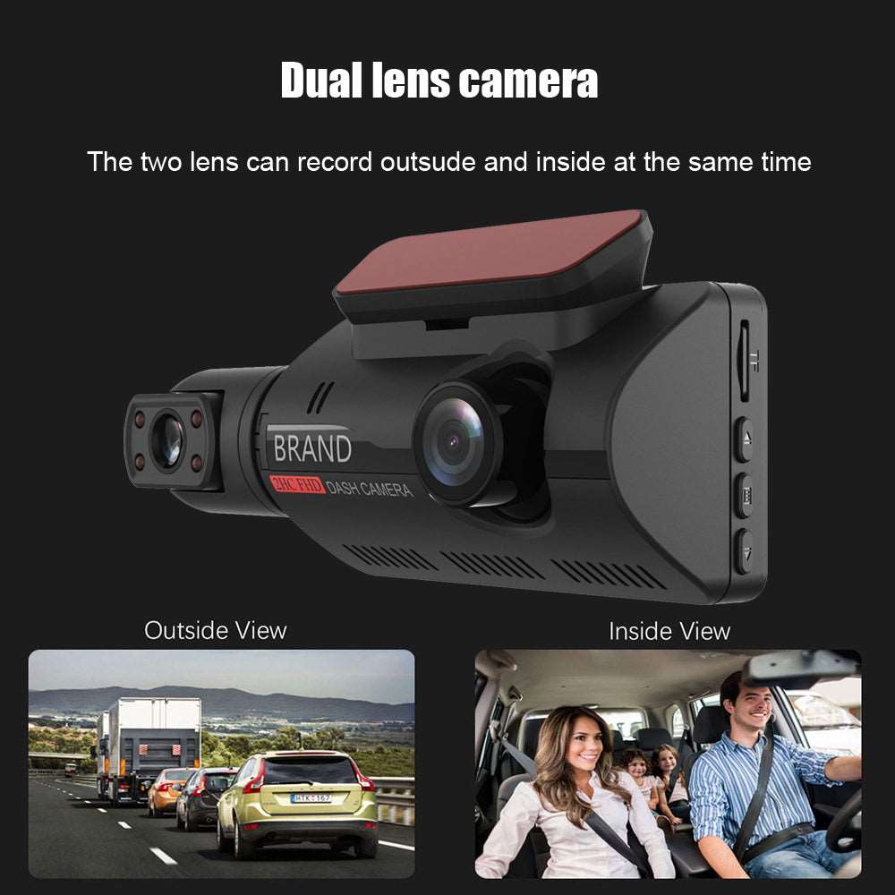 2 Lens Car Video Recorder HD1080P - Shopium Electronics